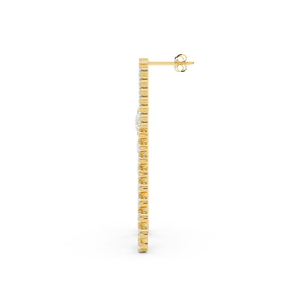 Statement Lab-Grown Diamond Drop Earrings