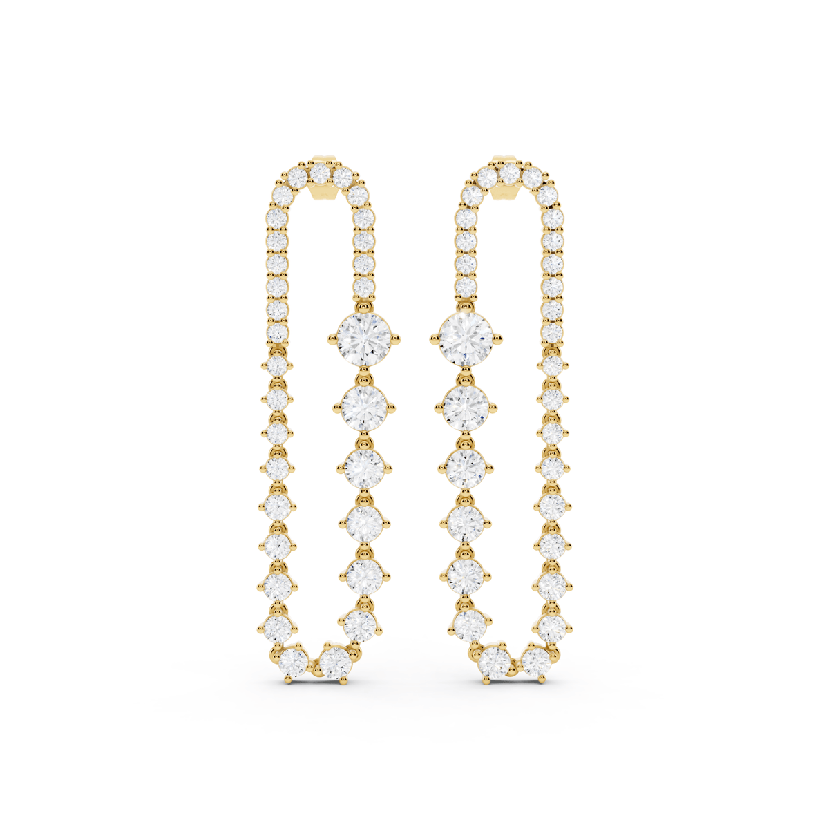 Statement Lab-Grown Diamond Drop Earrings