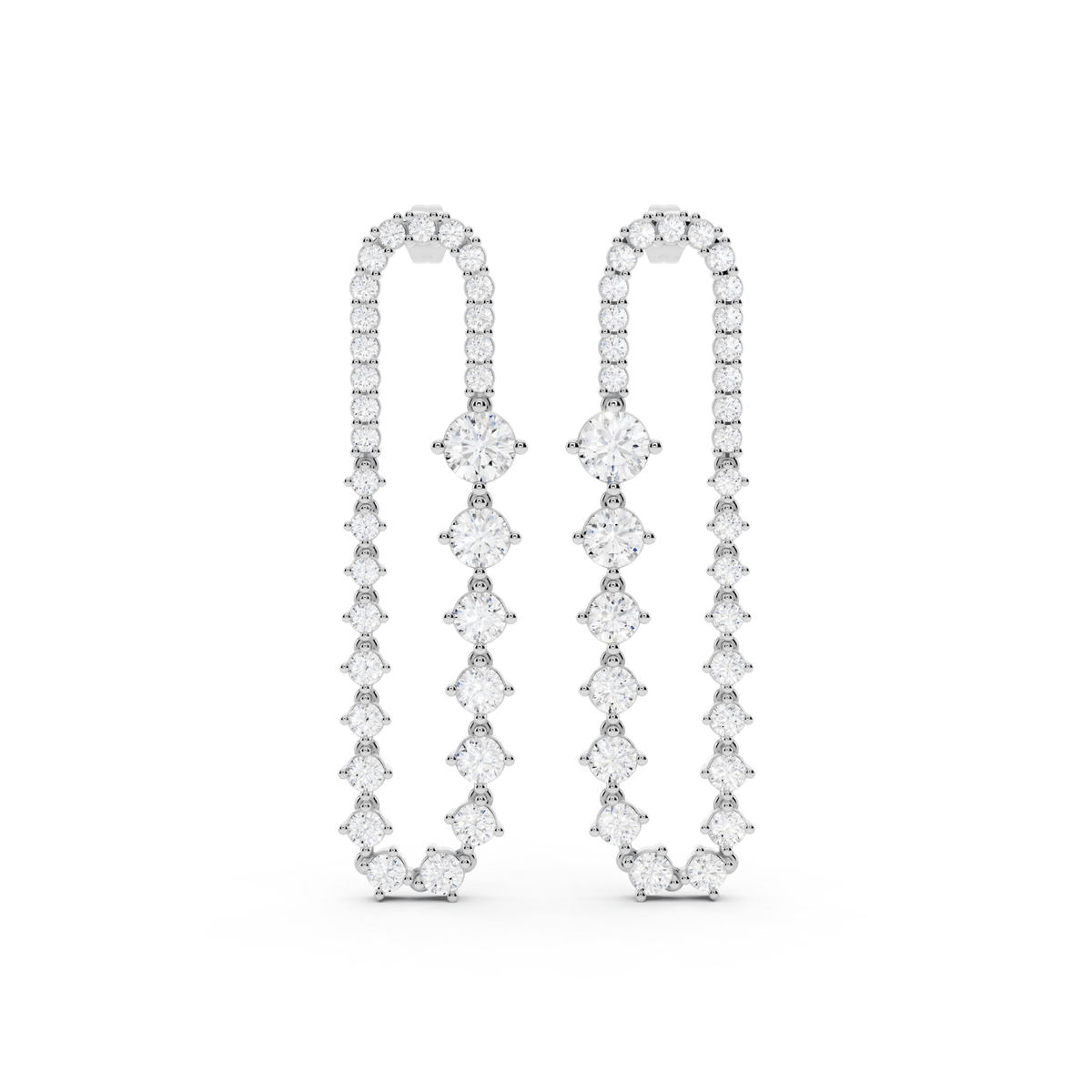 Statement Lab-Grown Diamond Drop Earrings