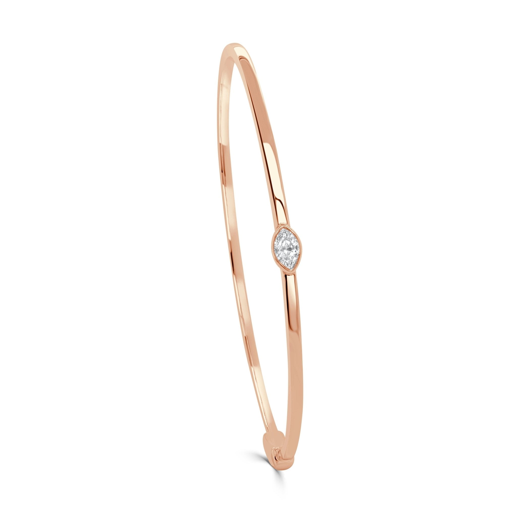 Marquise Diamond Bangle