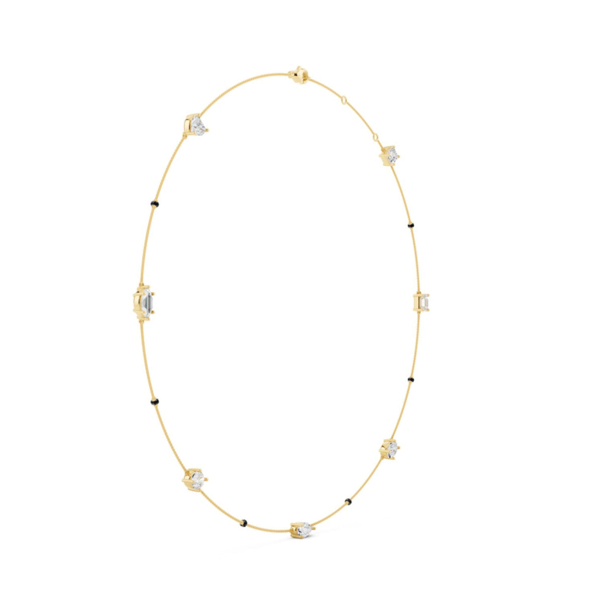 Mixed Cut Station Mangalsutra