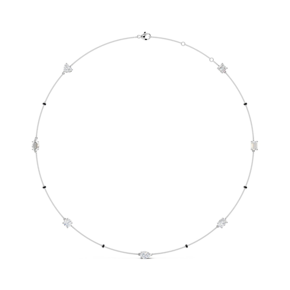 Mixed Cut Station Mangalsutra