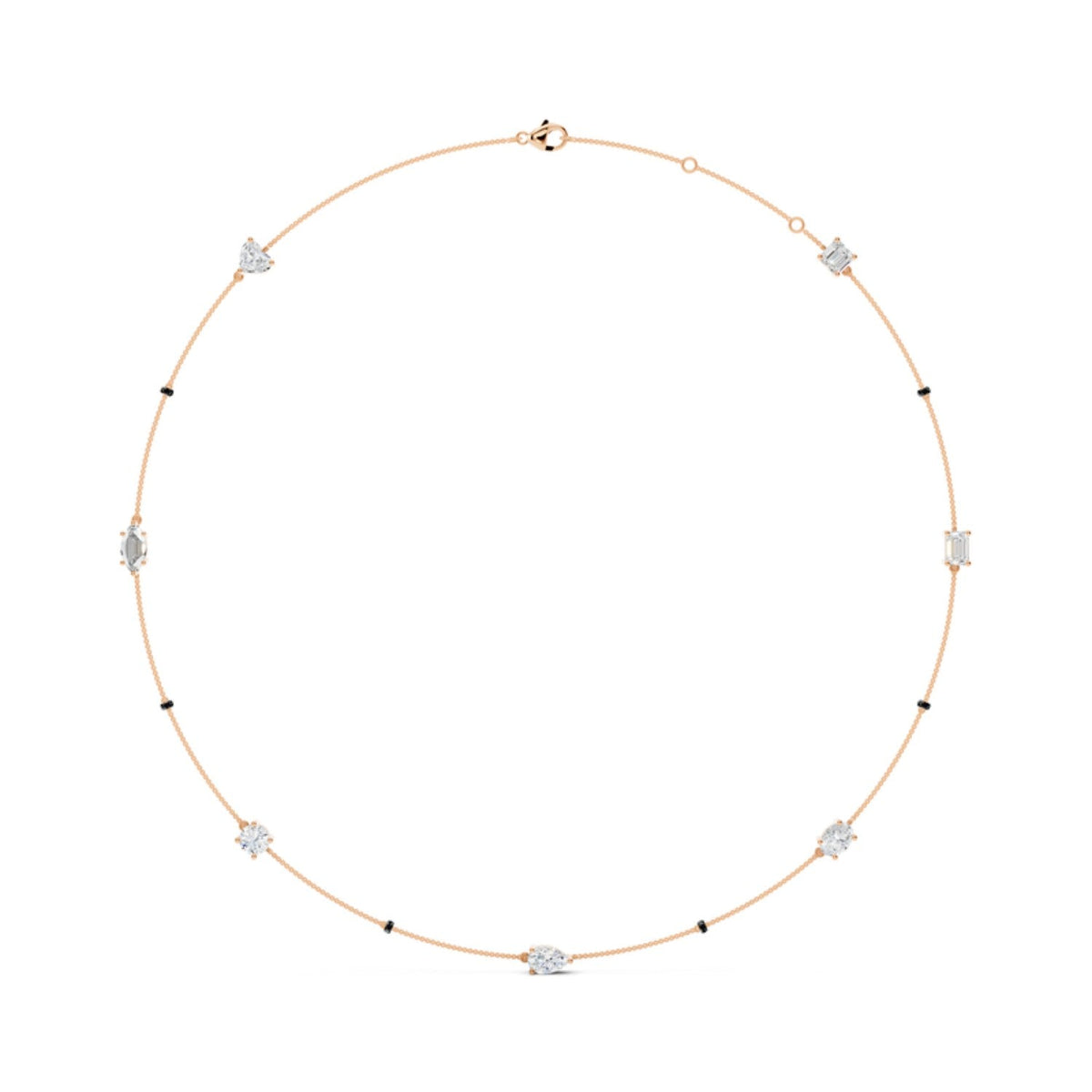 Mixed Cut Station Mangalsutra