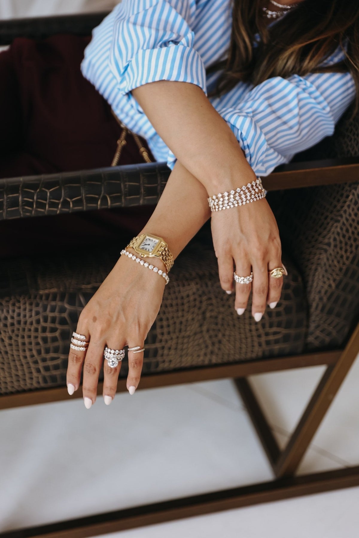 Mixed-Shape Lab-Grown Diamond Wrap Ring