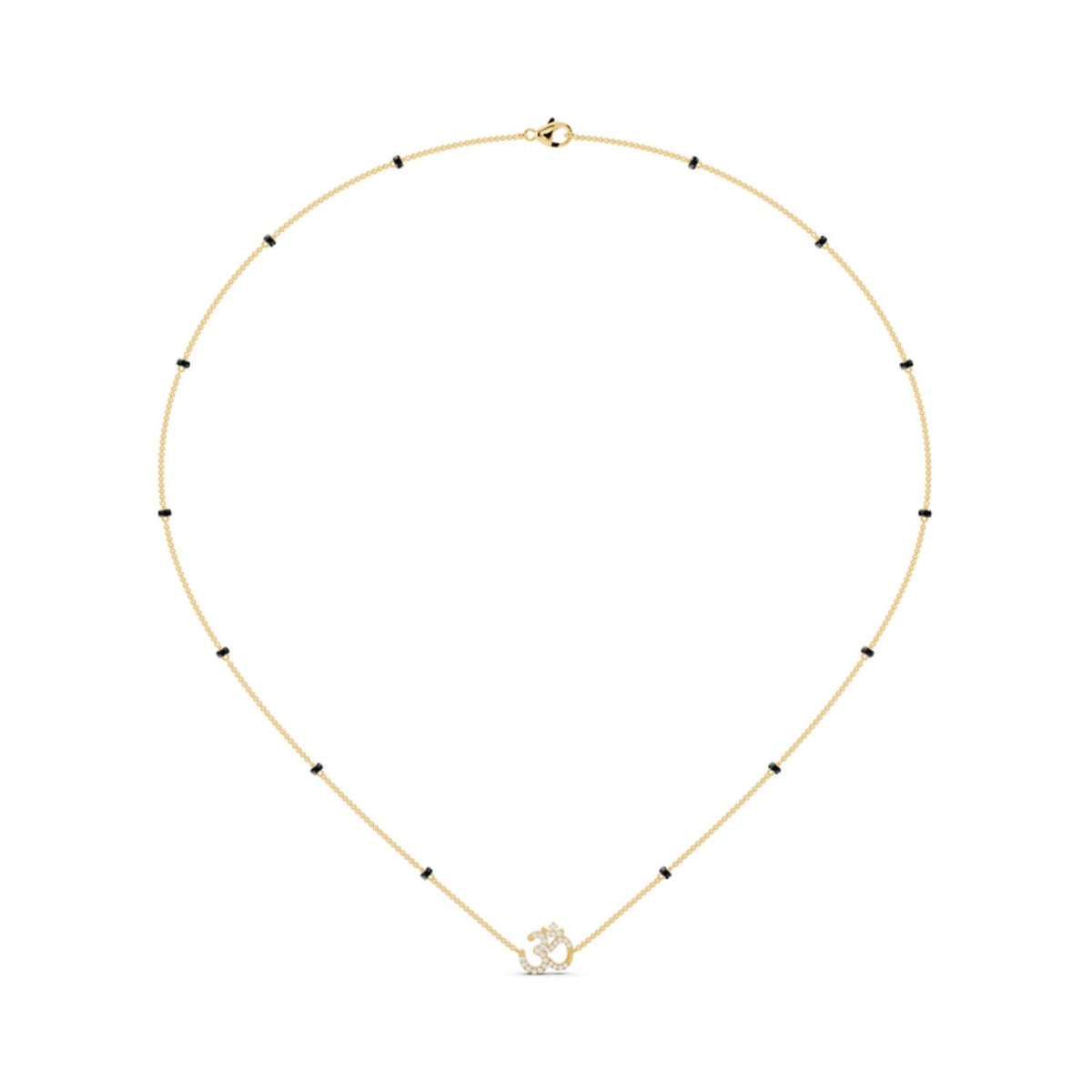 Om Diamond Mangalsutra