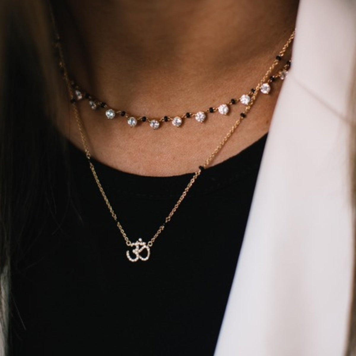 Om Diamond Mangalsutra