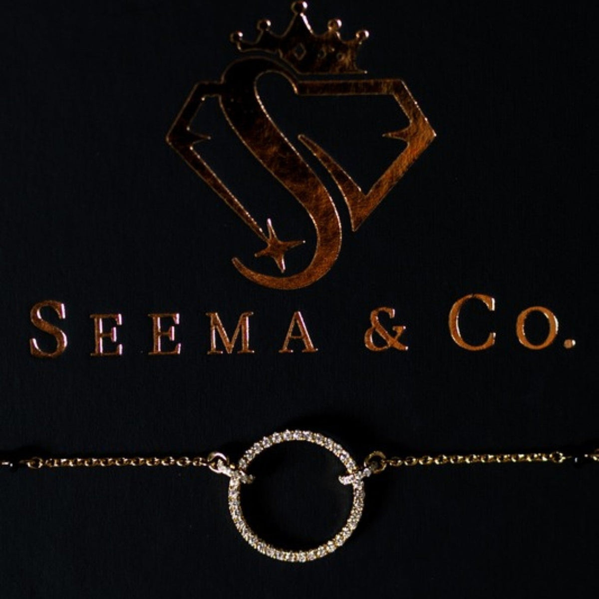 Open Circle Diamond Mangalsutra