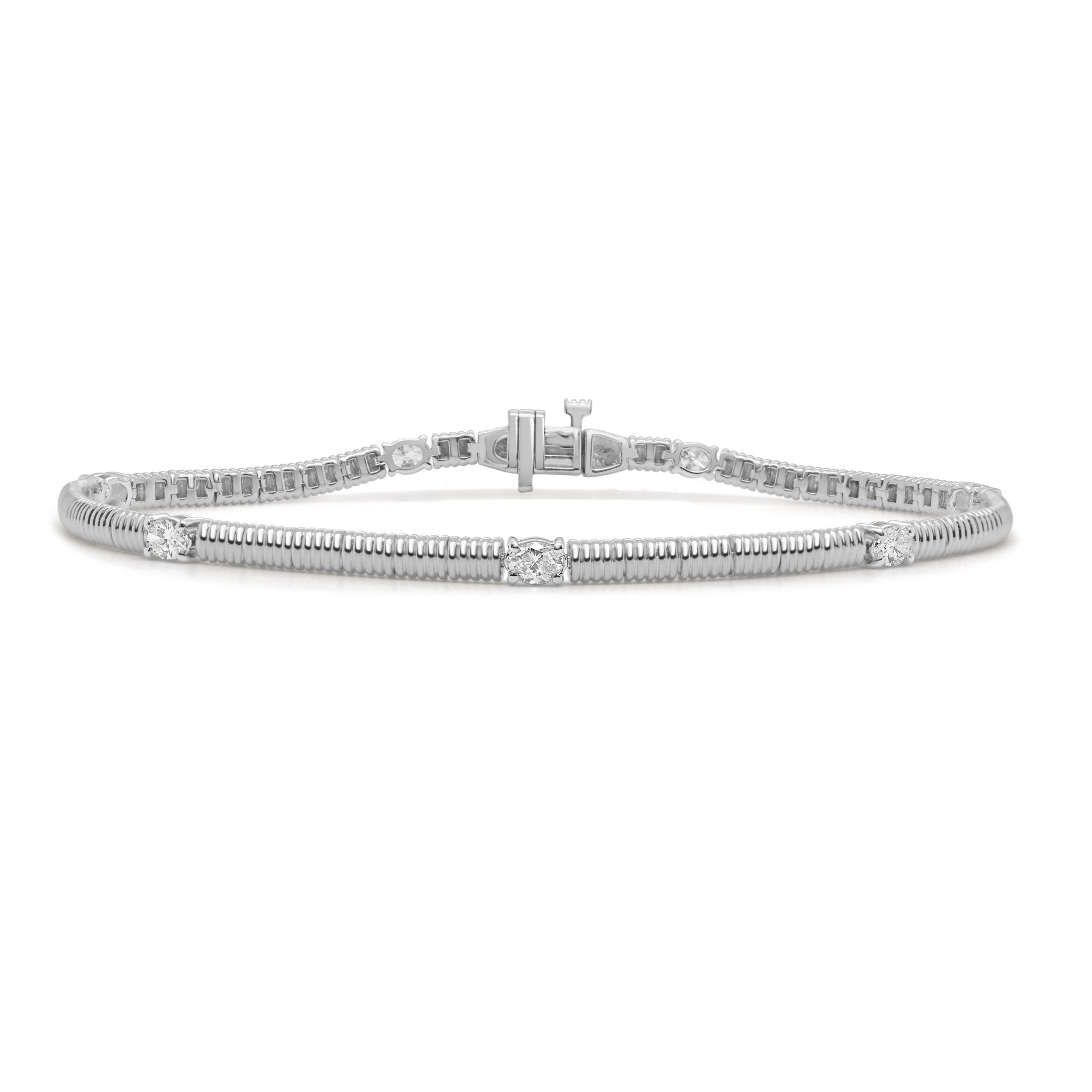 Oval Diamond Bracelet