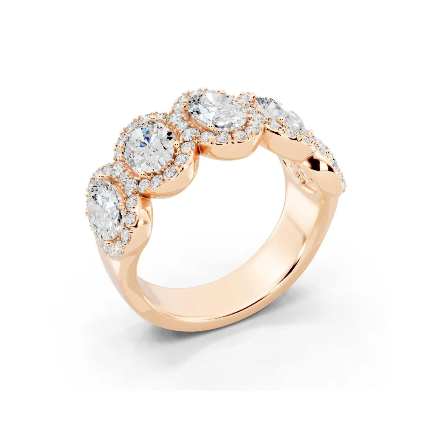 Oval Glam Ring