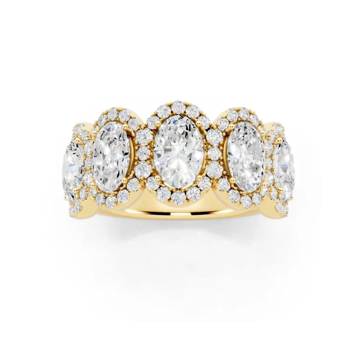 Oval Glam Ring