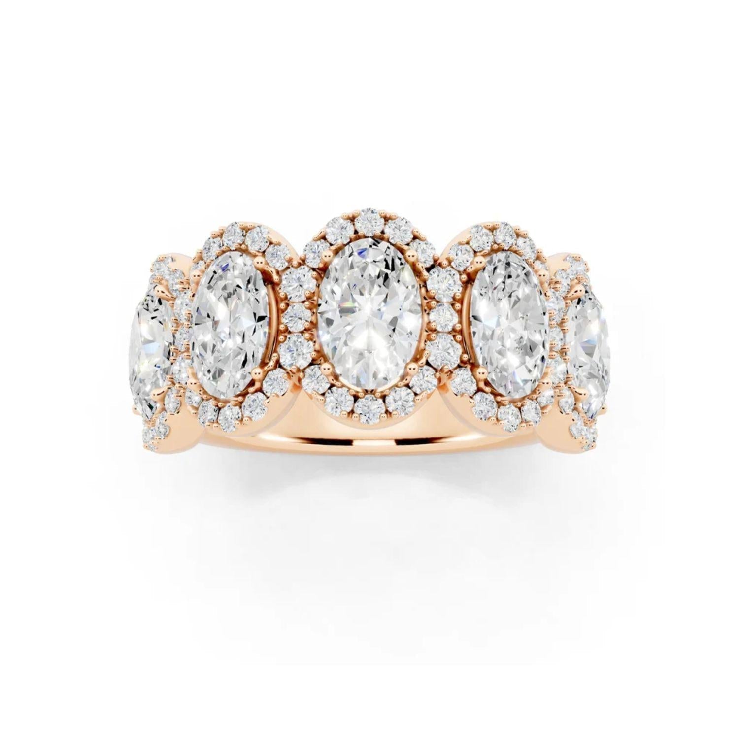 Oval Glam Ring