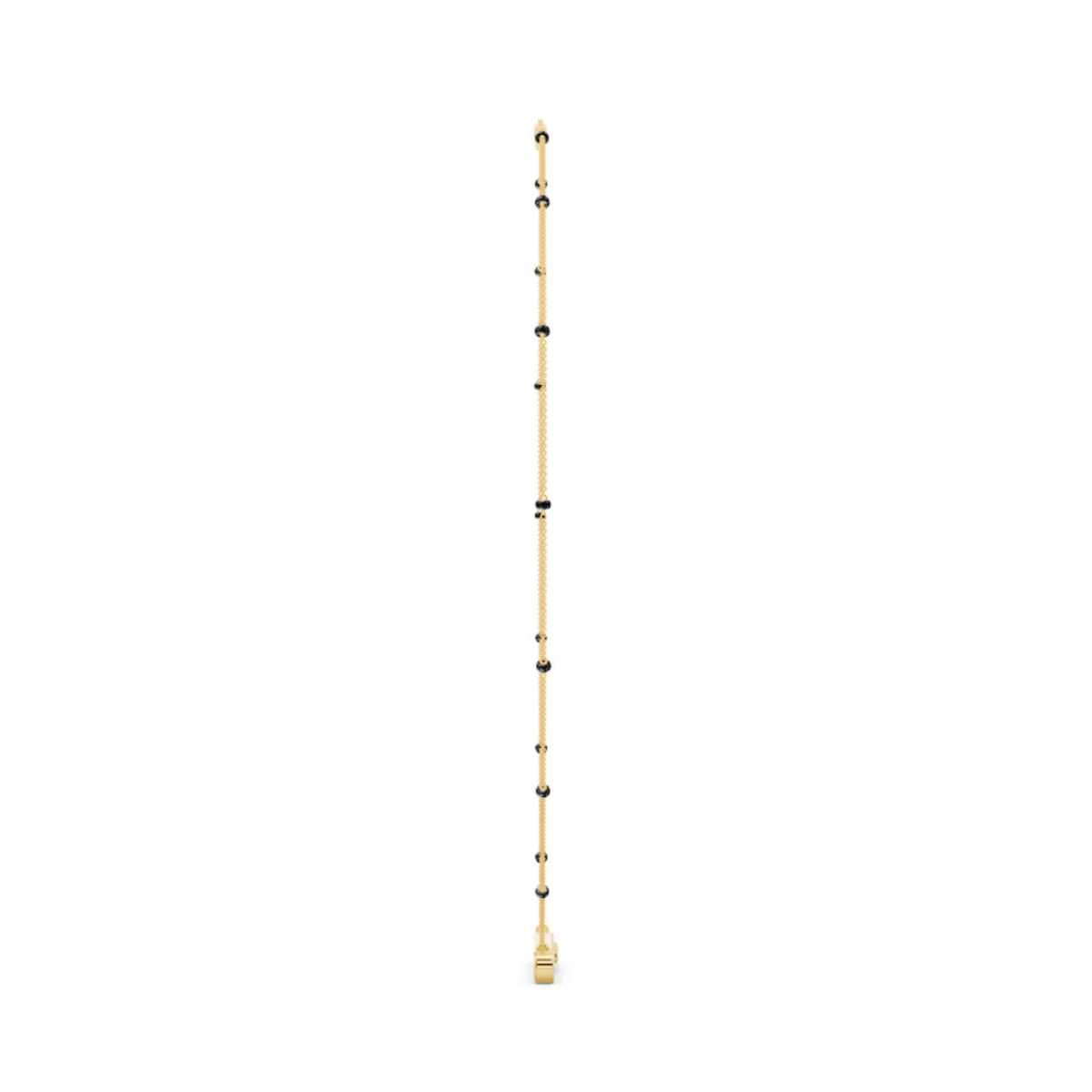 Pave Bar Diamond Mangalsutra