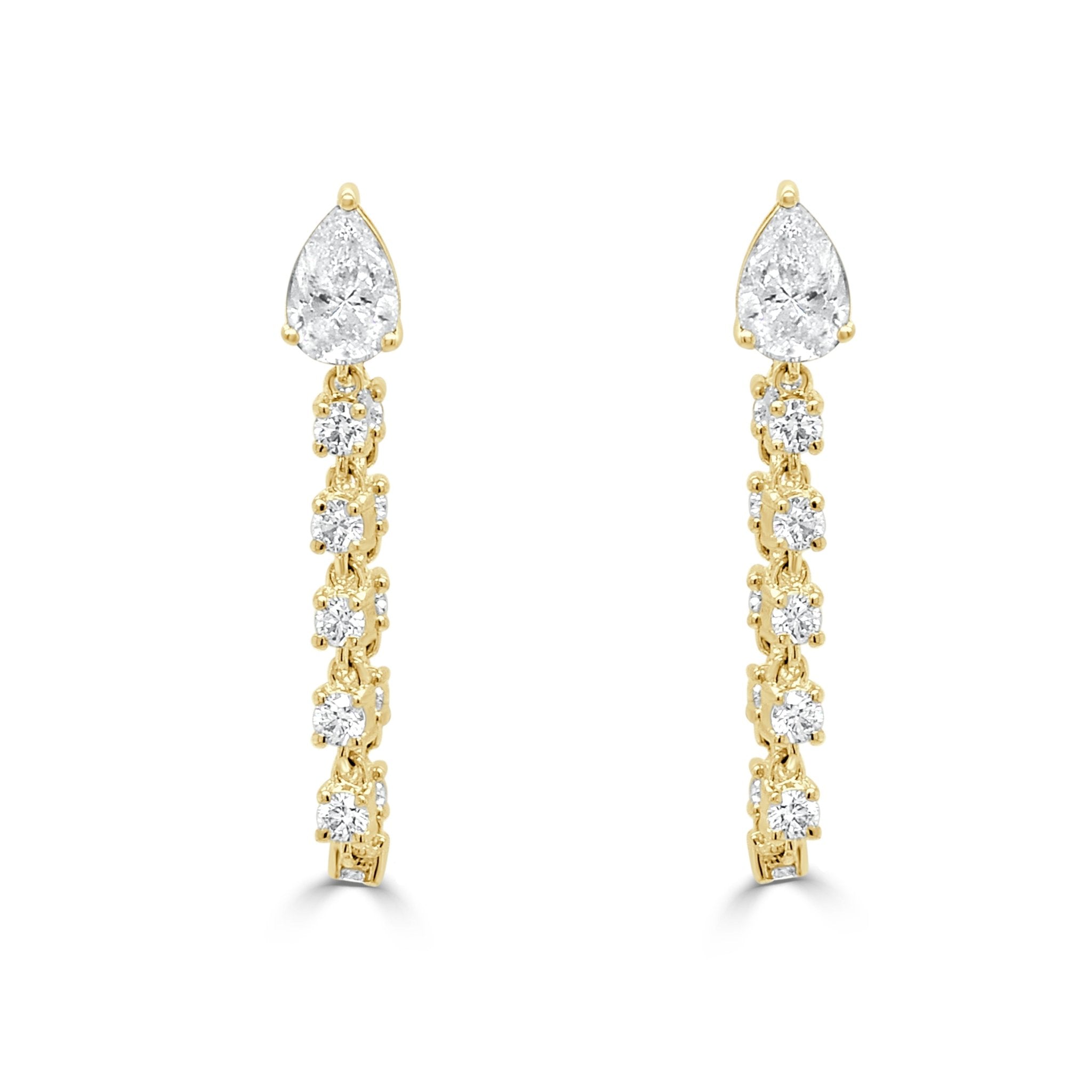 Pearluxe Drop Hoops