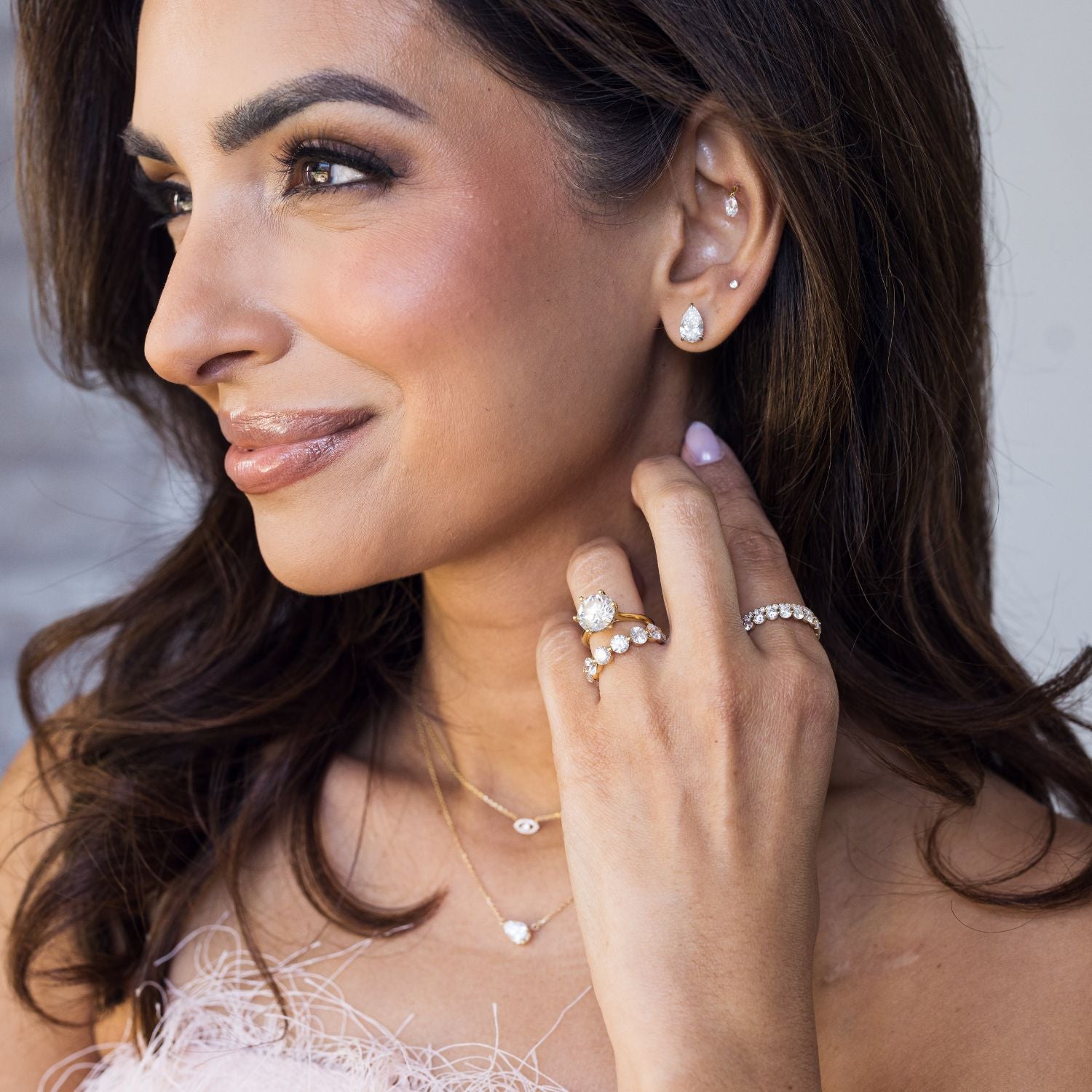 Petite Diamond Pavé Band