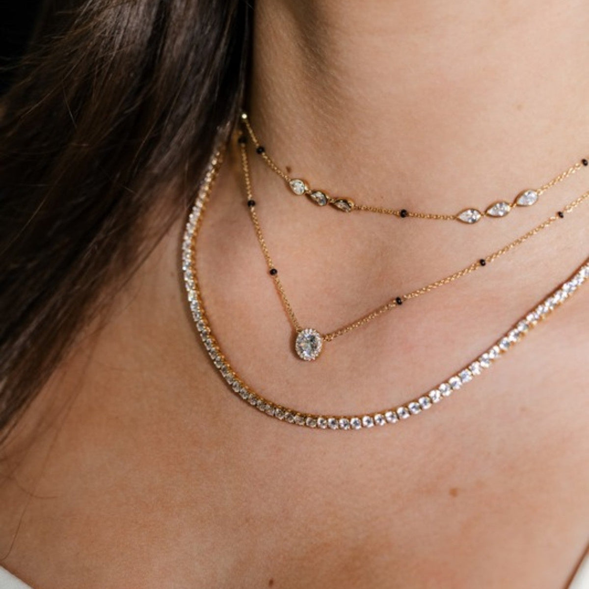 Petite Round Diamond Mangalsutra