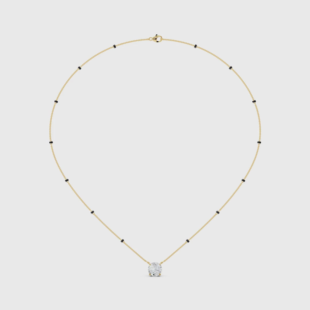 Cushion Cluster Diamond Mangalsutra video