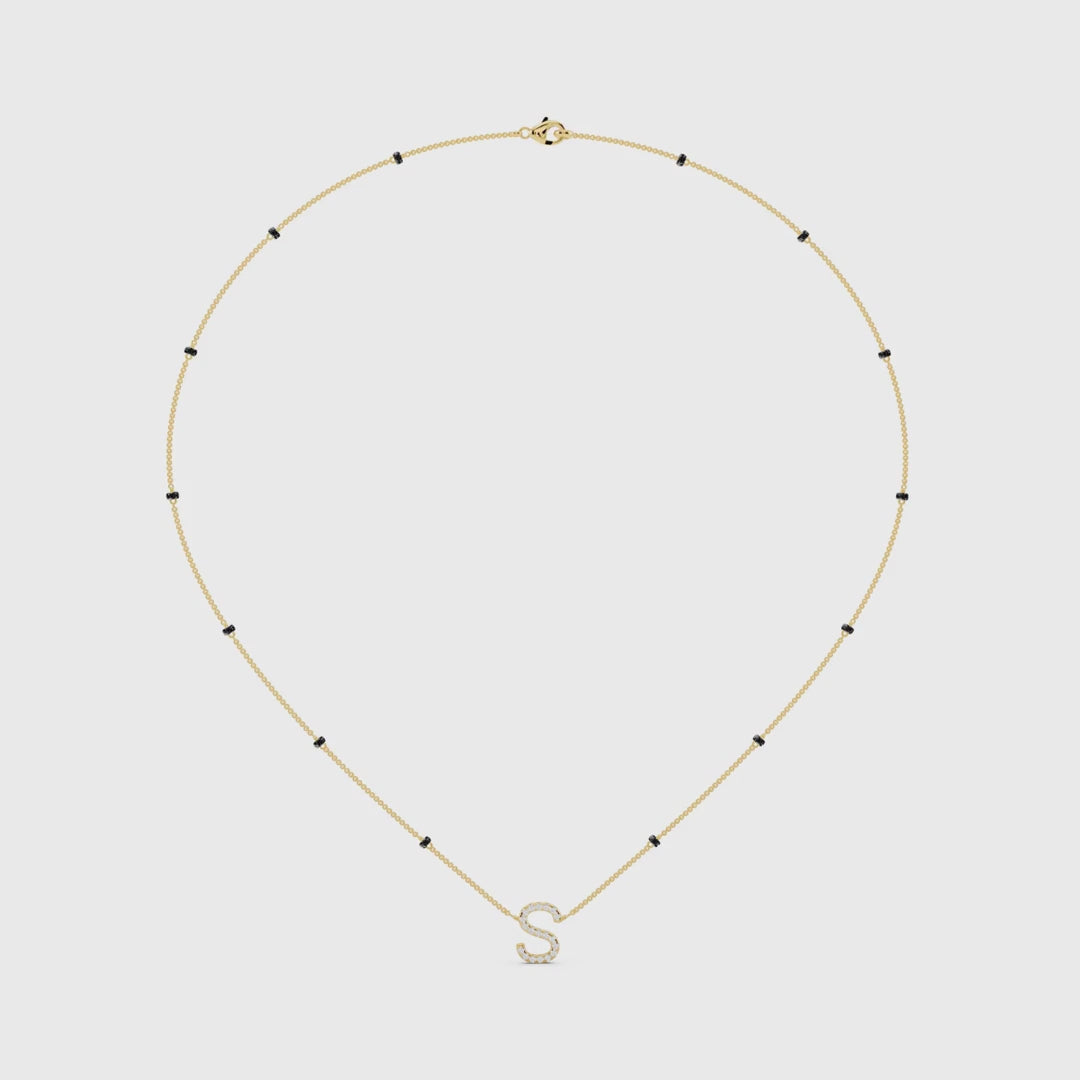 Initial Diamond Mangalsutra video
