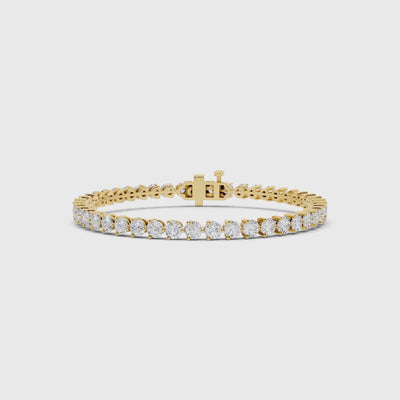 4 Carat Lab Grown Diamond Tennis Bracelet video