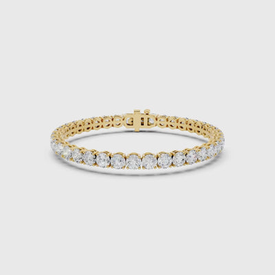 12 Carat Lab Grown Diamond Tennis Bracelet video