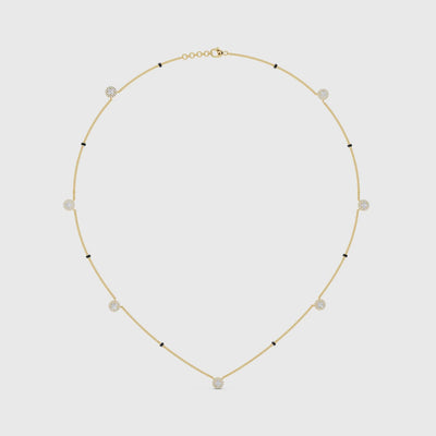 Bezel Station Diamond Mangalsutra video