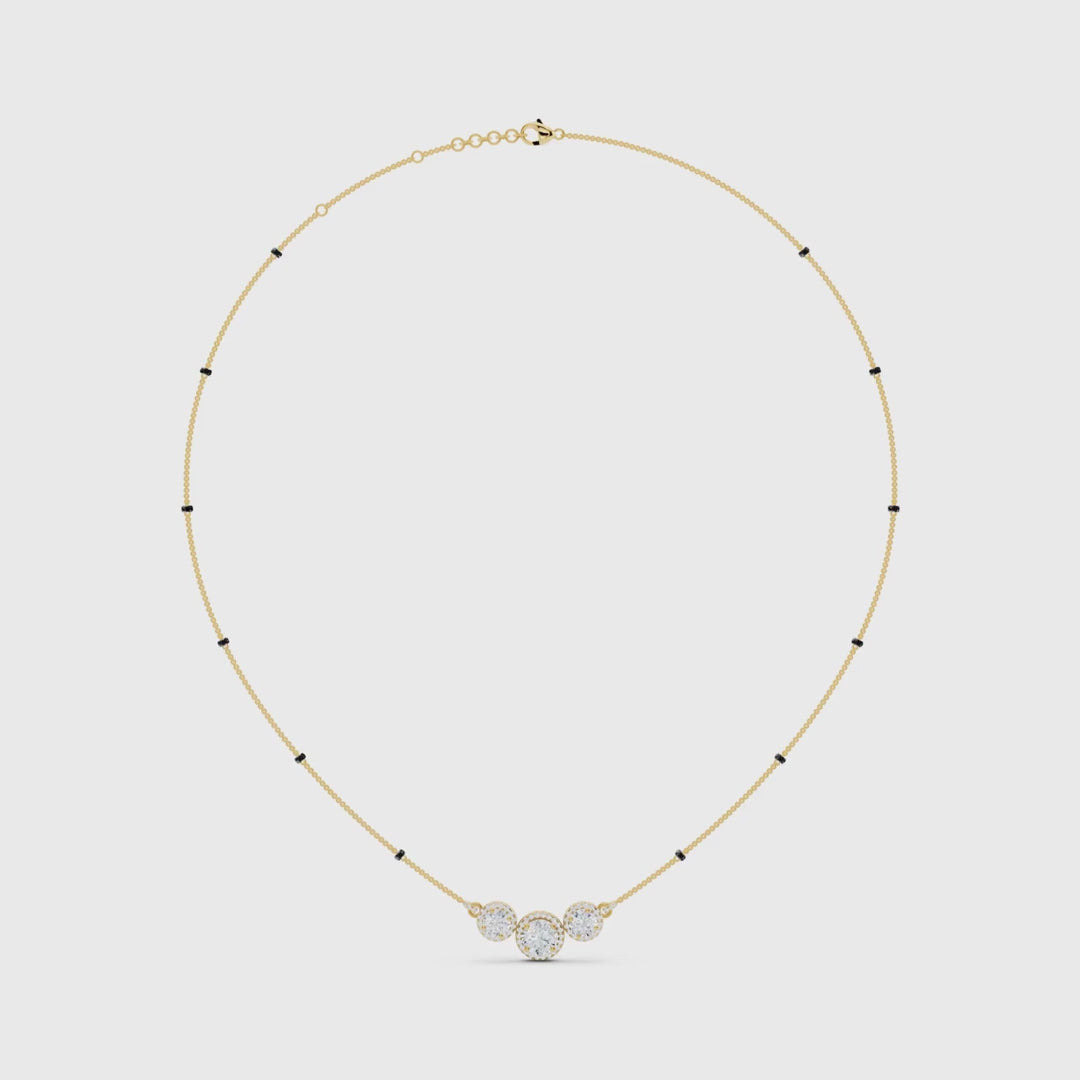 Three Stone Halo Mangalsutra video
