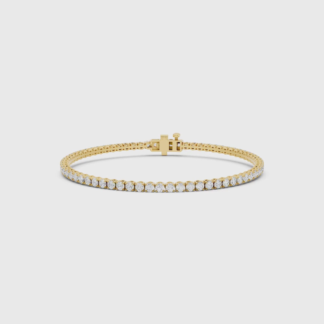 3 Carat Lab Grown Diamond Tennis Bracelet video
