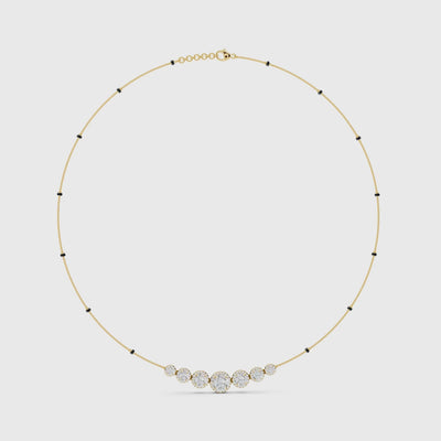 Graduated Bezel Diamond Mangalsutra video