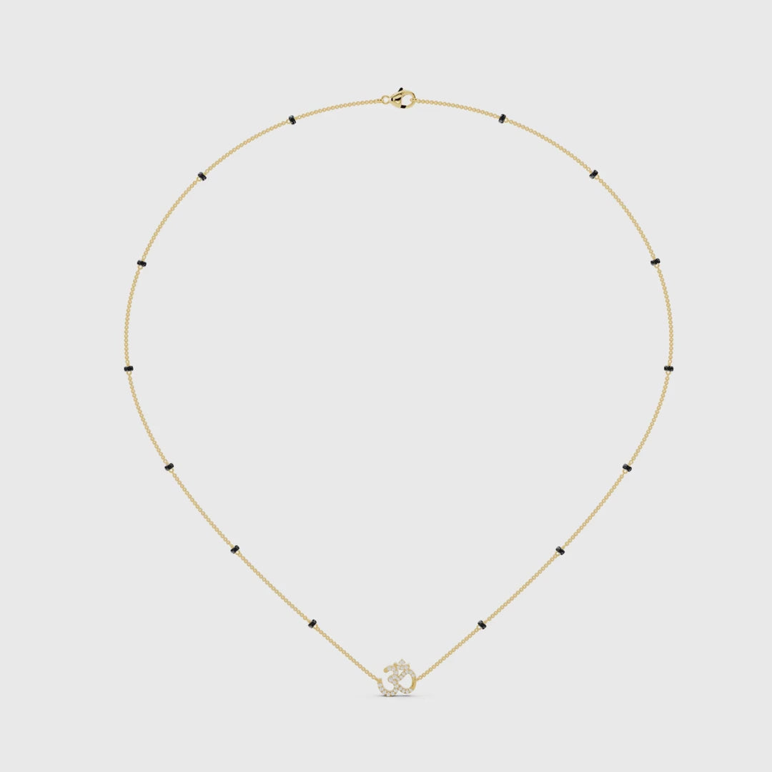 Om Diamond Mangalsutra video
