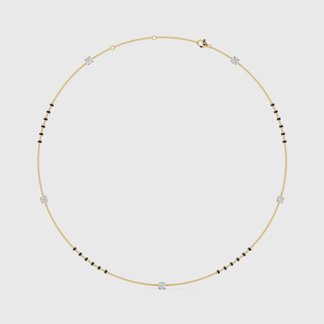 Long Station Diamond Mangalsutra video