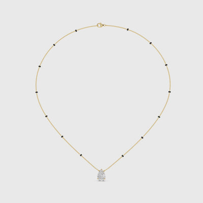 Pear Solitaire Diamond Mangalsutra video