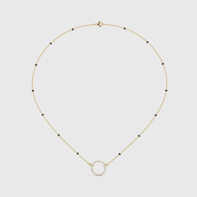 Open Circle Diamond Mangalsutra video