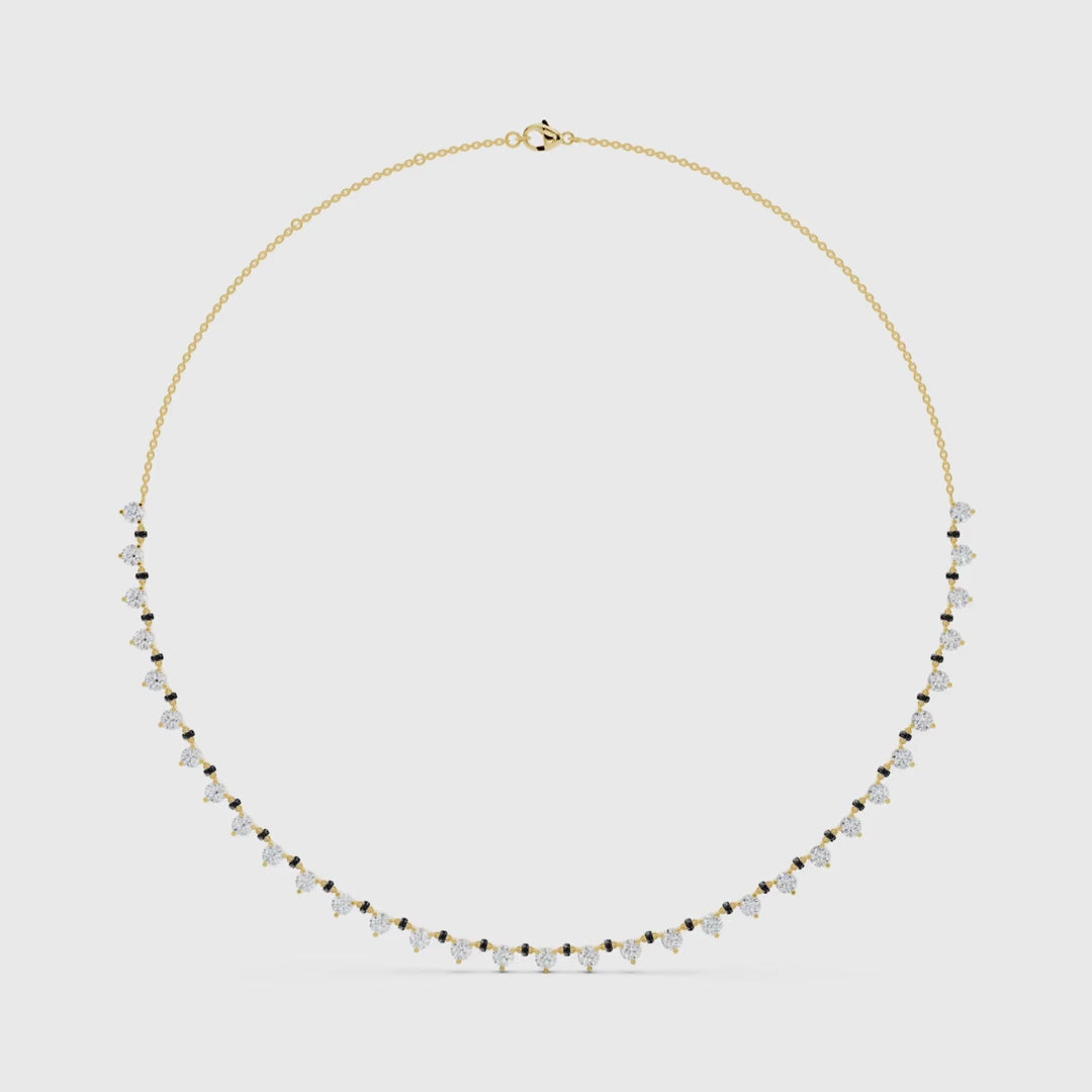 Bezel Riviera Diamond Mangalsutra video