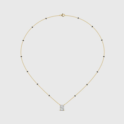 Emerald Cut Solitaire Mangalsutra video