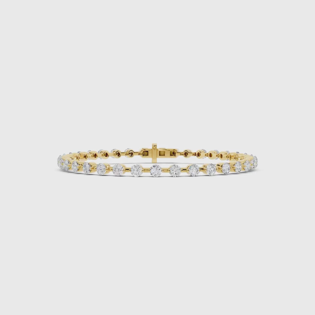 2 Carat Spaced Diamond Tennis Bracelet video