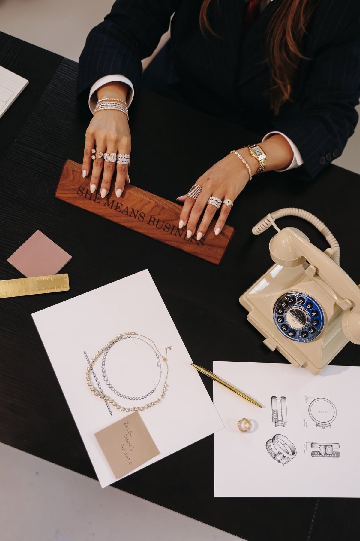 Prong Lab-Grown Diamond Riviera Necklace