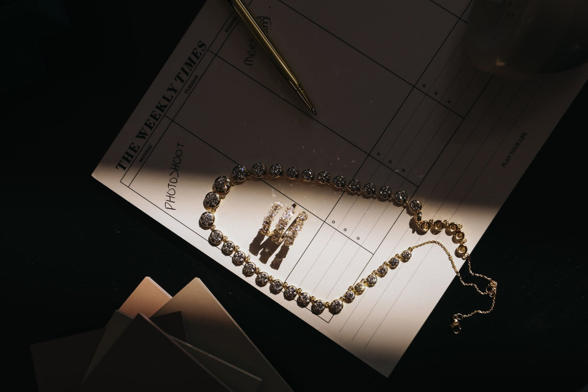 Prong Lab-Grown Diamond Riviera Necklace
