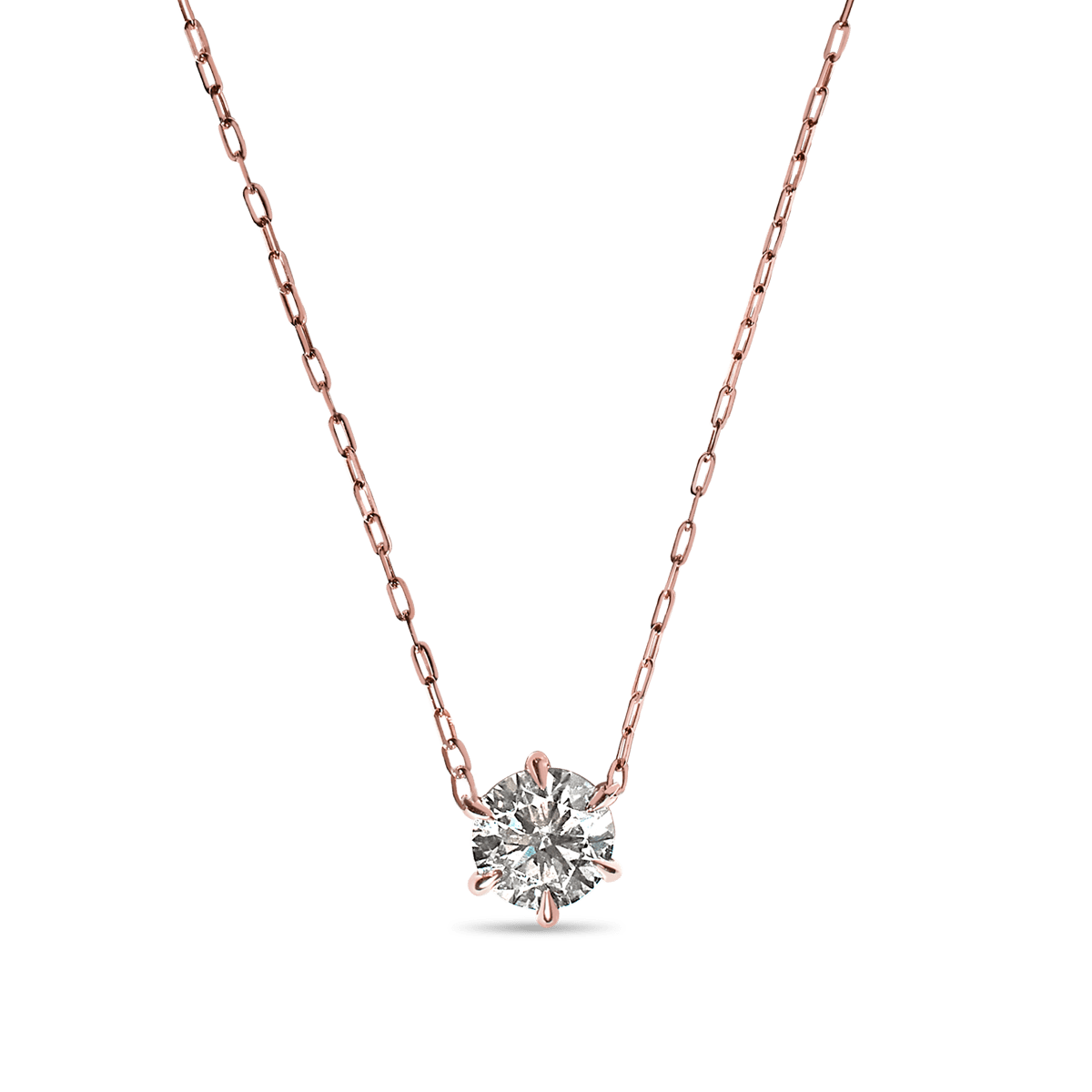Round Diamond Pendant