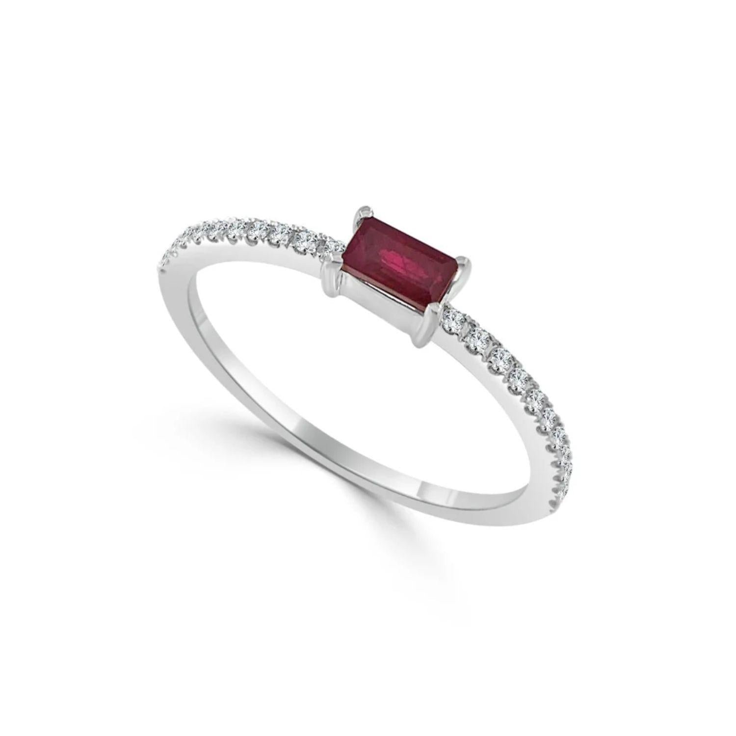 Ruby Diamond Ring