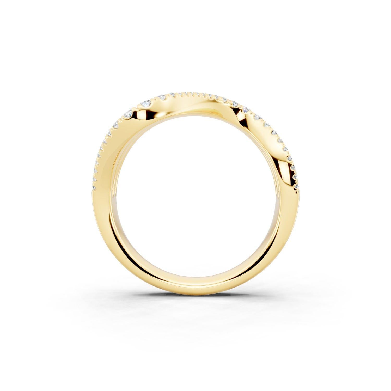 Diamond Triple Row Wave Band
