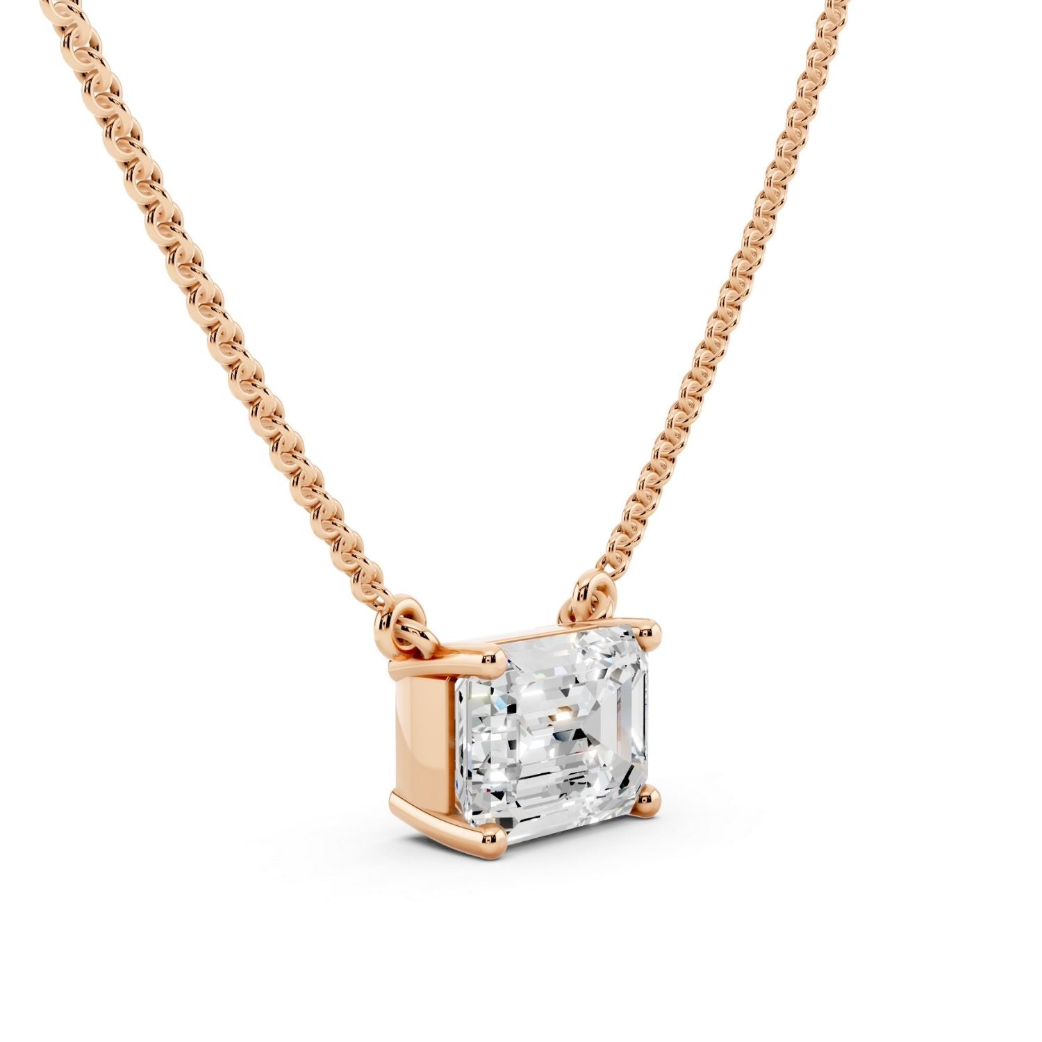 Signature Emerald Solitaire Necklace