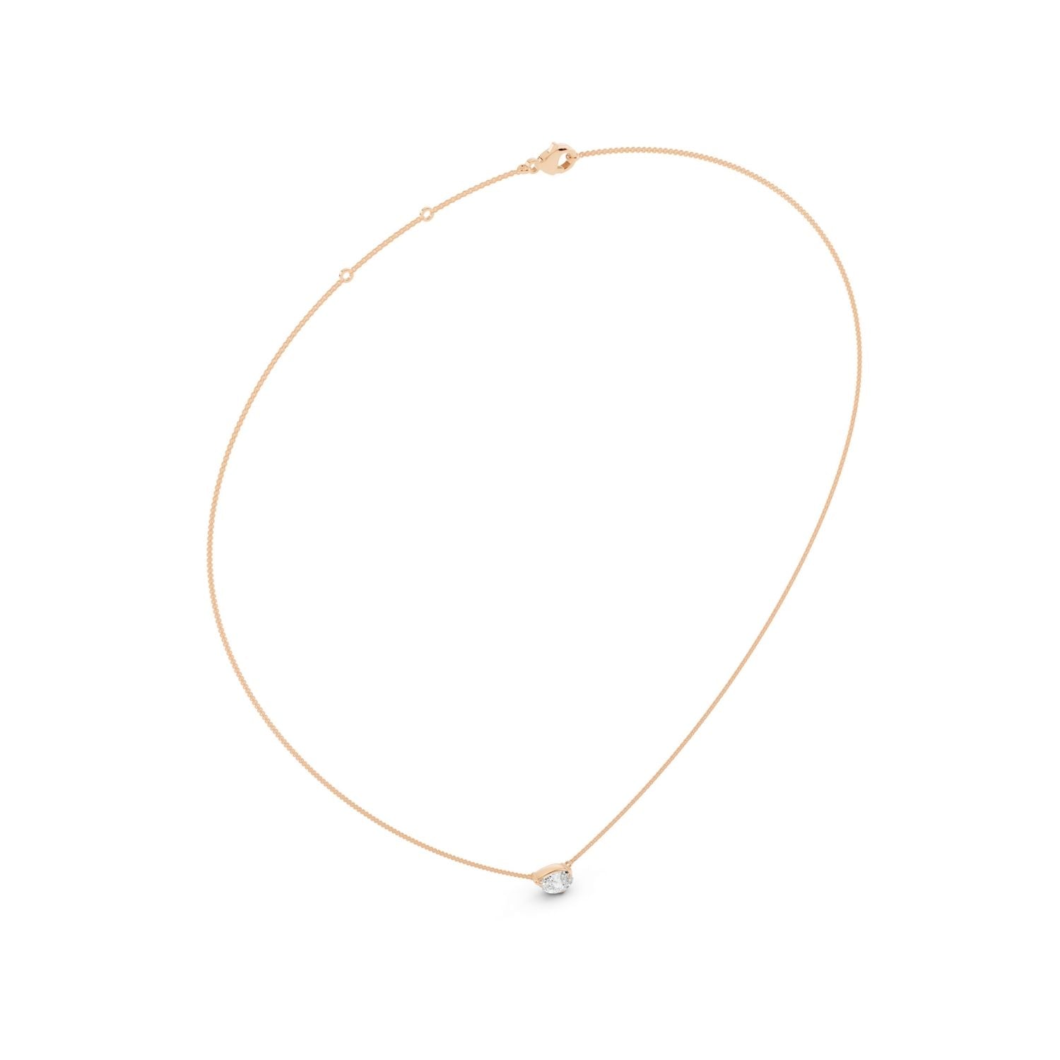Signature Pear Solitaire Necklace