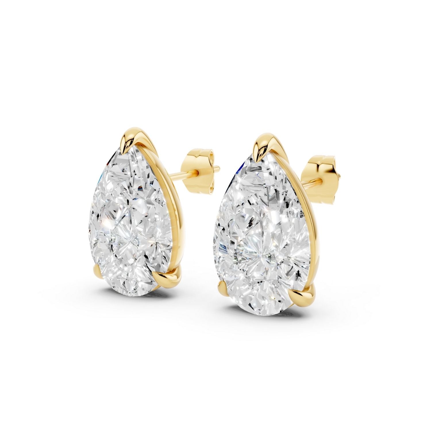 Signature Pear Stud Earrings