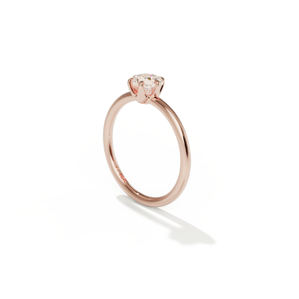 Six - Prong Diamond Engagement Ring