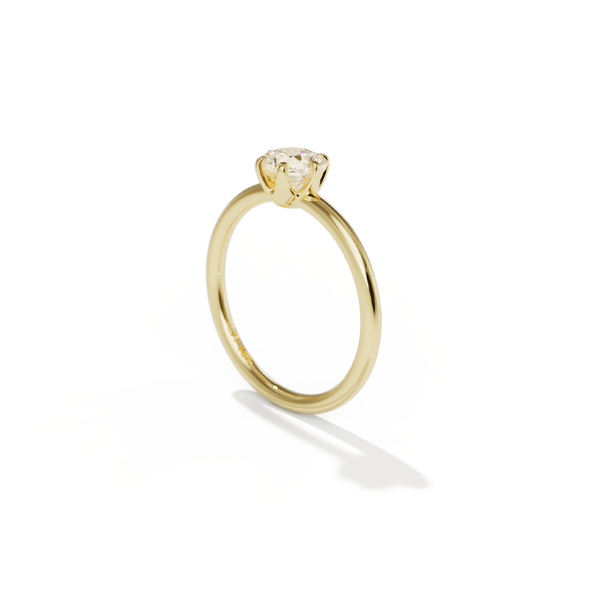 Six - Prong Diamond Engagement Ring
