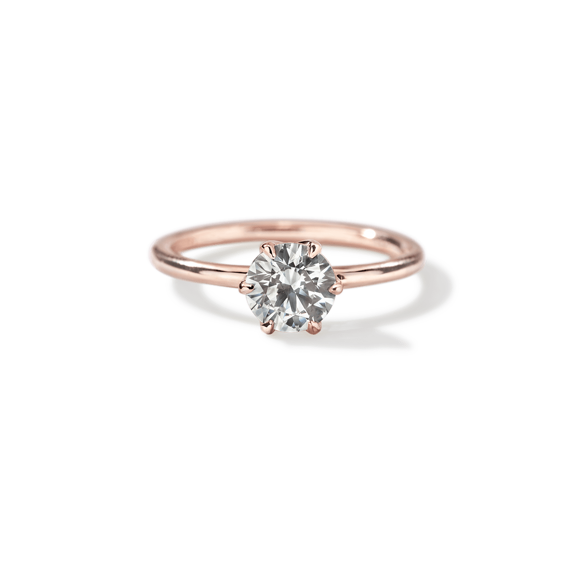 Six - Prong Diamond Engagement Ring