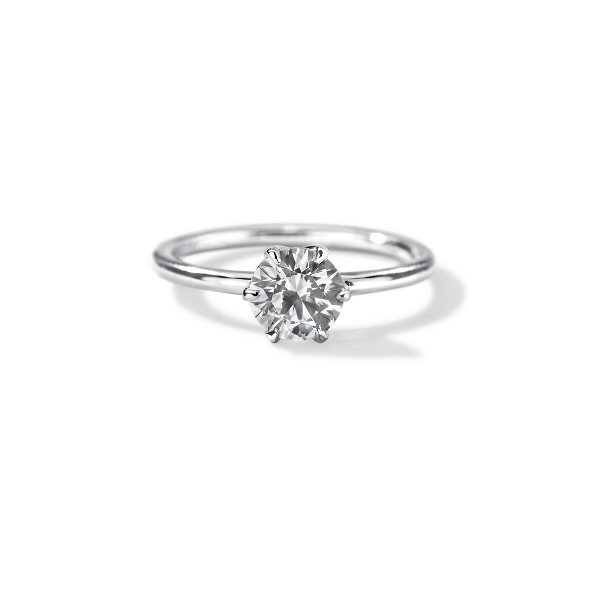 Six - Prong Diamond Engagement Ring