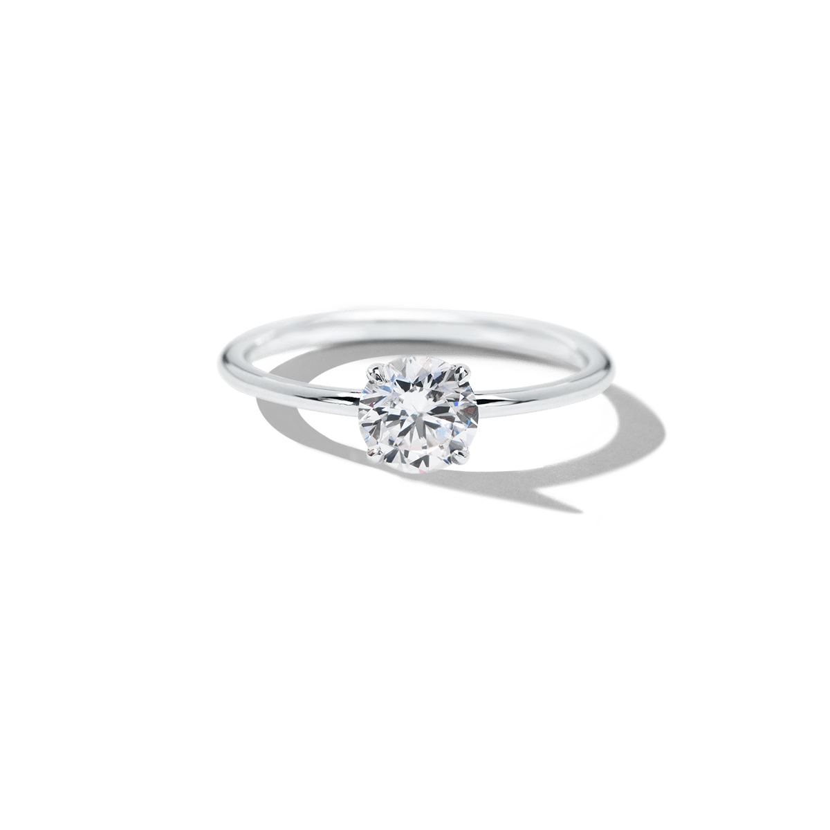 Solitaire Diamond Engagement Ring