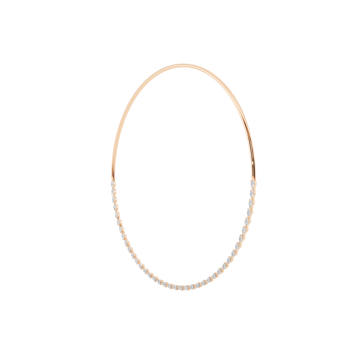 Spaced Lab-Grown Diamond Collar Necklace