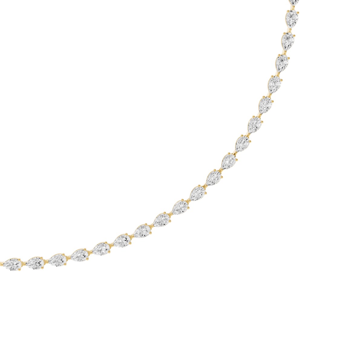 Spaced Lab-Grown Diamond Collar Necklace