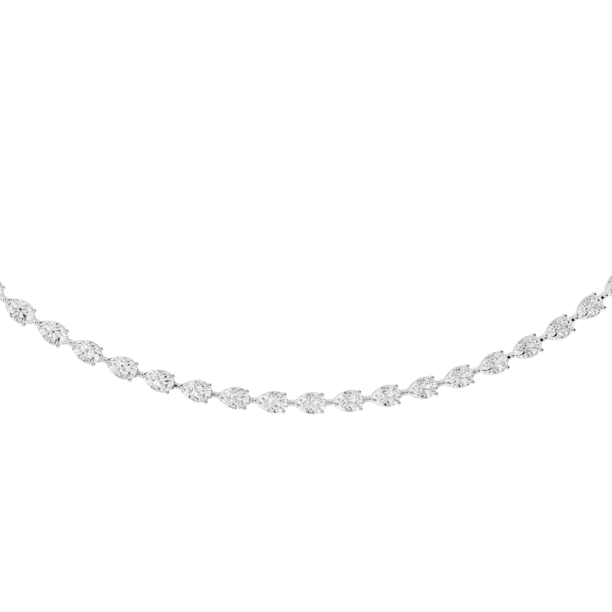 Spaced Lab-Grown Diamond Collar Necklace